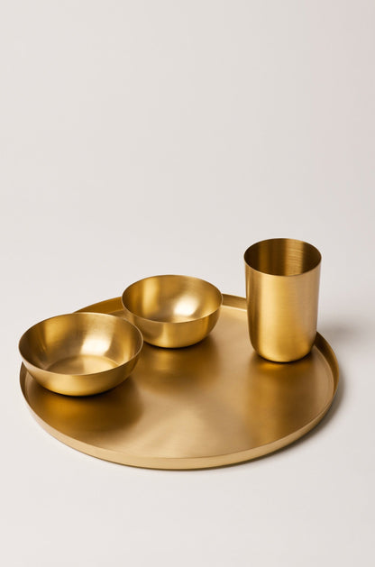 Brass Dinner Set