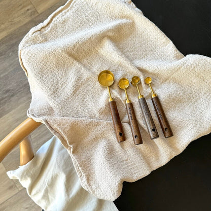 Wooden Measuring Cups and Spoons